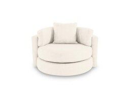 Primrose Swivel Chair - Coconut