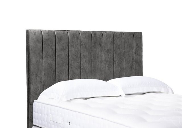 Artisan Collection Elyse High Floor Standing Headboard - Single - Daytona Pebble