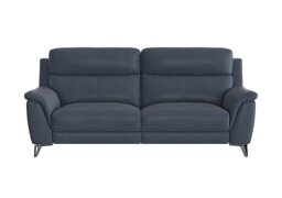 Contempo 3 Seater BV Leather Power Recliner Sofa - BV Ocean Blue