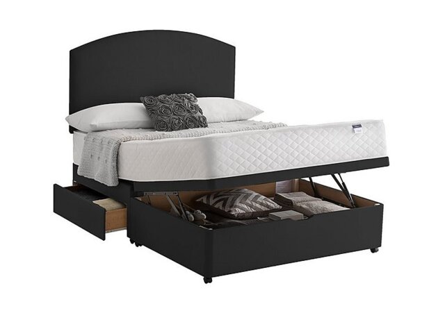 Silentnight - Miracoil Serenity Ortho Half Ottoman Divan Set with 2 Drawers - Double