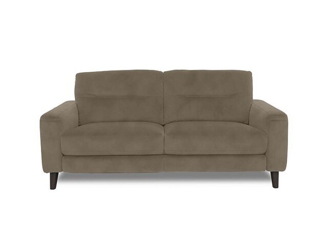 Jules 3 Seater Fabric Sofa - Khaki