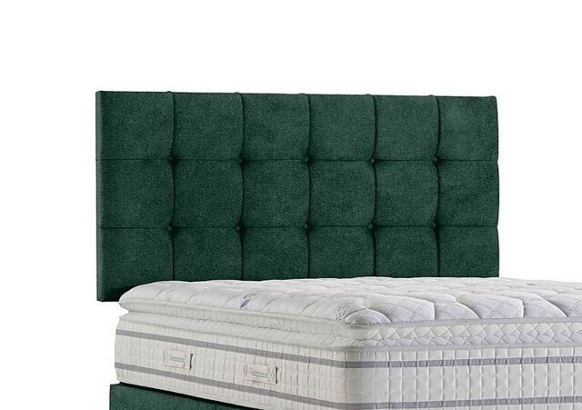 Sleepeezee - Apex Strutted Headboard - King Size - Queens Green