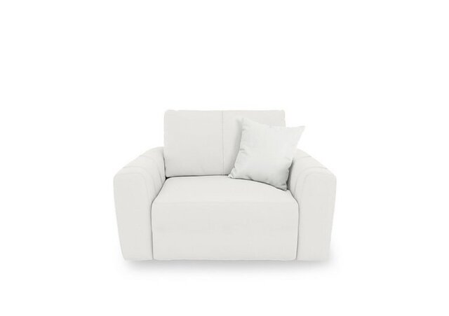 World of Leather - Gemini NC Leather Power Glider Chair - NC Star White