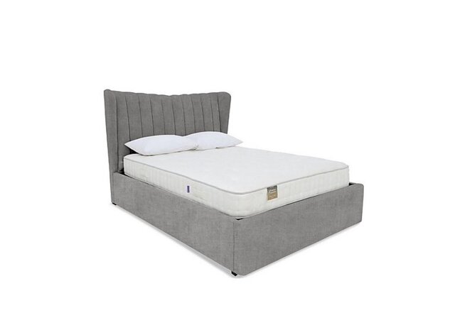 Highgrove - Bourne Electric Ottoman Bed Frame - Double - Tweed Grey