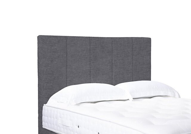 Artisan Collection Strata High Floor Standing Headboard - Super King - Aston Steel