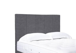 Artisan Collection Strata High Floor Standing Headboard - Super King - Aston Steel