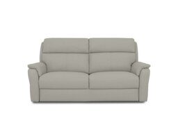 Nicoletti - Vito Leather 3 Seater Sofa - Torello Tortora