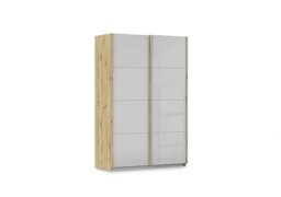 Rauch - Freja 136cm 2 Door Sliding Glass Wardrobe