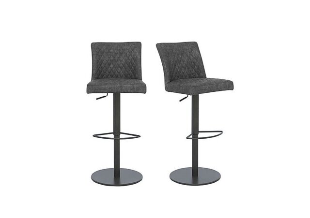 Earth Pair of Swivel Bar Stools