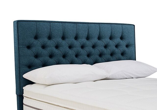 Sleepeezee - Bourbon Floor Standing Headboard - King Size - Weave Ocean