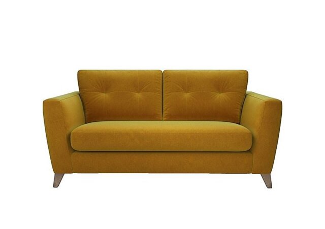 The Lounge Co. - Hermione 2.5 Seater Fabric Sofa - Golden Spice