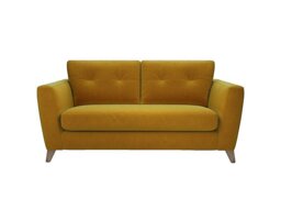 The Lounge Co. - Hermione 2.5 Seater Fabric Sofa - Golden Spice