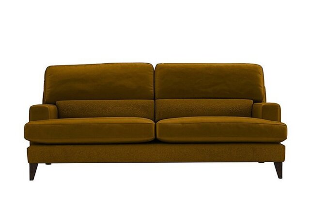 The Lounge Co. - Romilly 4 Seater Fabric Sofa - Honey Mustard