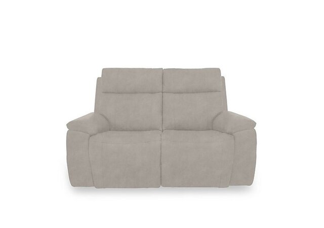 Aero Fabric 2 Seater Power Recliner Sofa with Power Headrests and Heated Seats - Dexter Ivory