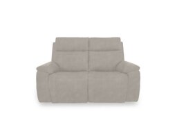 Aero Fabric 2 Seater Power Recliner Sofa with Power Headrests and Heated Seats - Dexter Ivory