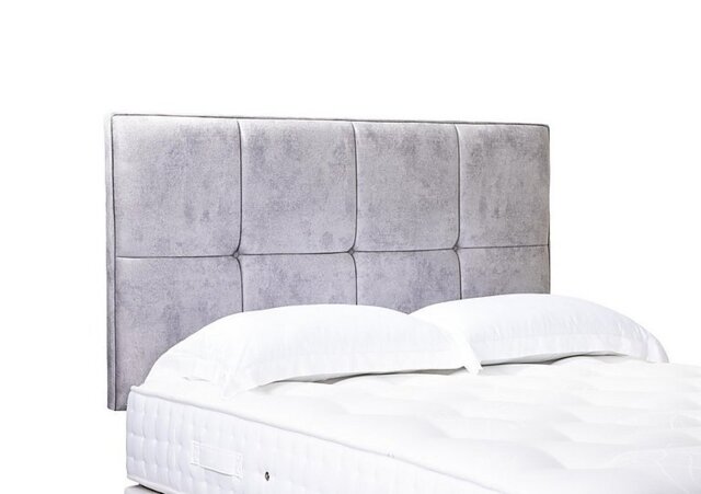Artisan Collection Reigns High Strutted Headboard - Single - Daytona Silver