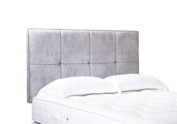 Artisan Collection Reigns High Strutted Headboard - Single - Daytona Silver