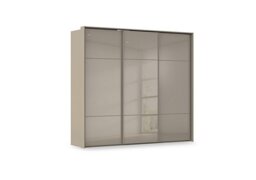 Rauch - Haven 250cm 3 Door Slider Wardrobe with Glass Doors