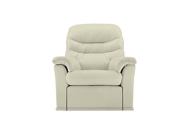 G Plan - Malvern Leather Armchair with Power Recliner - Cambridge Chalk