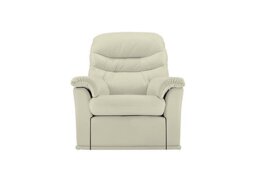 G Plan - Malvern Leather Armchair with Power Recliner - Cambridge Chalk