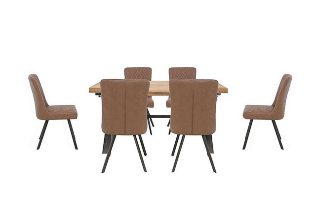 Earth Small Dining Table and 6 Chairs