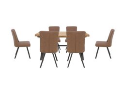 Earth Small Dining Table and 6 Chairs