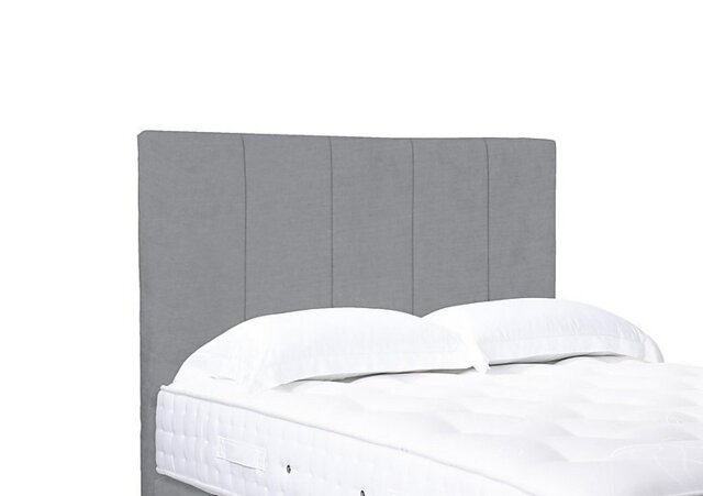 Artisan Collection Strata High Floor Standing Headboard - Single - Aston Silver
