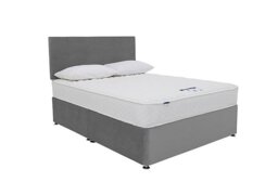 Silentnight - Eco Firm Divan Set with 4 Drawers - Double - Luxury Silver