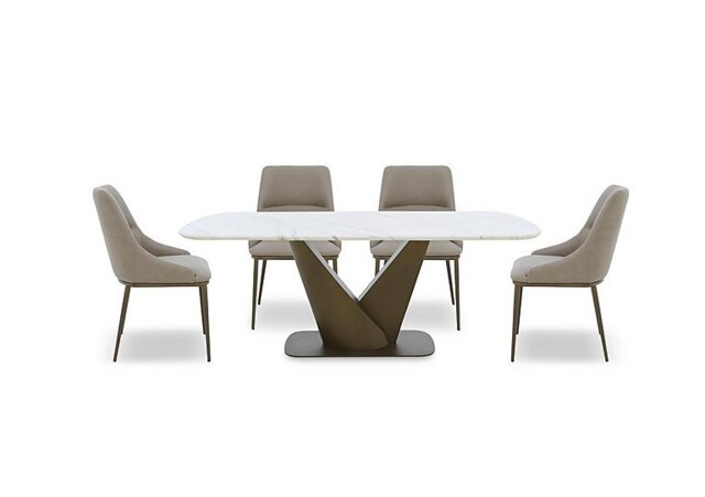 Camino Dining Table and 4 Chairs - 220-cm