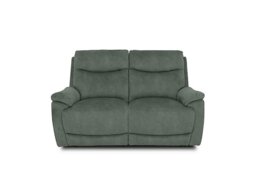 Sloane Fabric 2 Seater Power Recliner Sofa with Power Headrests - Dexter Fern - Sofas and Armchairs