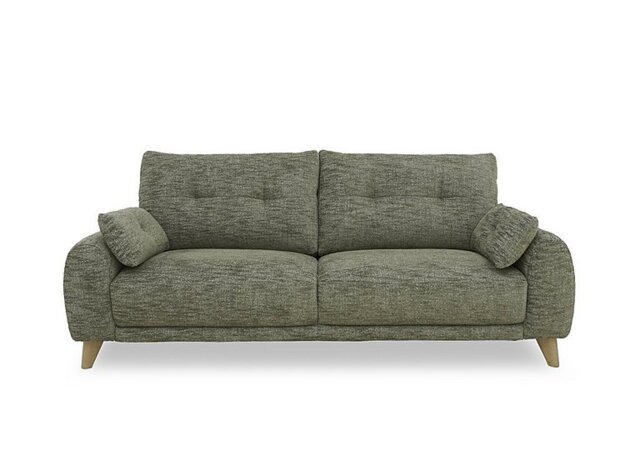 Malmo Fabric 3 Seater Sofa - Olive Green
