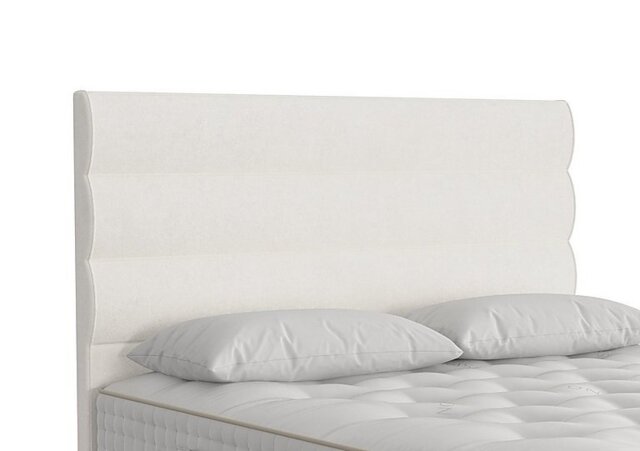 Vispring - Triton Floor Standing Headboard - King Size - Faux Suede Snow