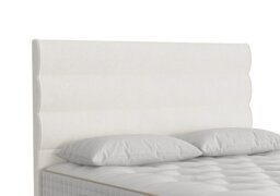 Vispring - Triton Floor Standing Headboard - King Size - Faux Suede Snow