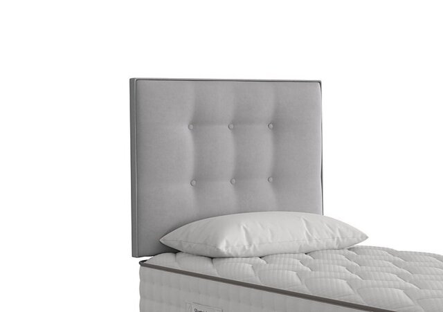 Coral Strutted Headboard - Single - Luxury Silver