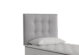 Coral Strutted Headboard - Single - Luxury Silver