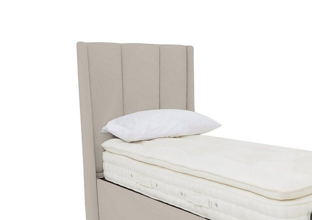Artisan Collection Ryo High Floor Standing Headboard - Single - Seven Ivory
