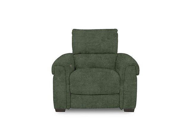 Nixon Fabric Power Recliner Chair - Olive Green