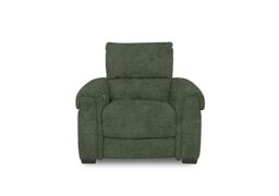 Nixon Fabric Power Recliner Chair - Olive Green