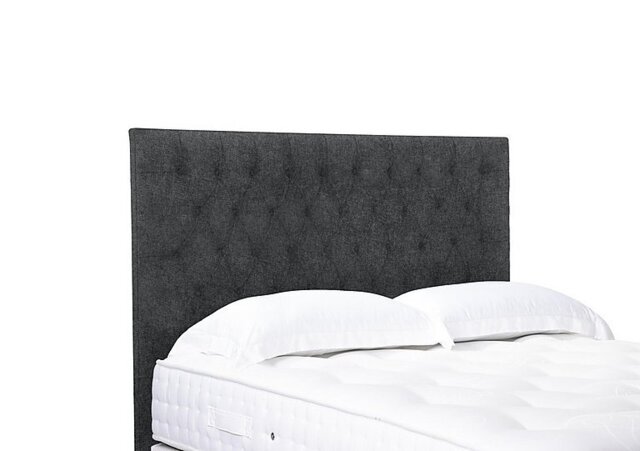 Artisan Collection Orton High Floor Standing Headboard - Single - Tweed Charcoal