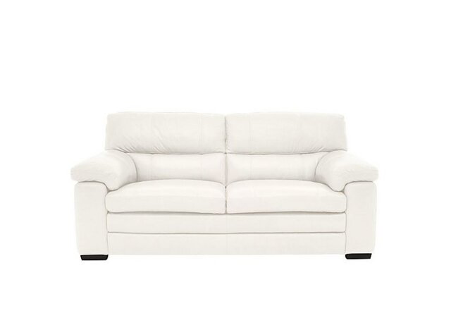 World of Leather - Cozee 2 Seater Pure Premium BV Leather Sofa - BV Star White