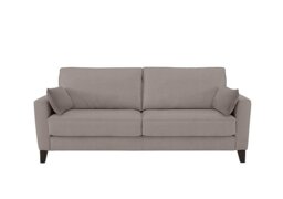 Ideal Home - Brondby 3 Seater Fabric Sofa - Silver
