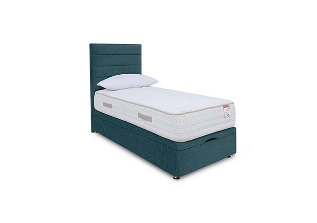 Sleep Story 2000 Manual End Ottoman Divan Set - Single