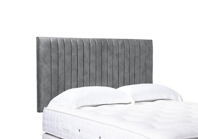 Artisan Collection Cadenza High Strutted Headboard - Single - Daytona Silver