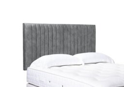 Artisan Collection Cadenza High Strutted Headboard - Single - Daytona Silver