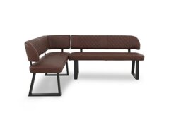 Venus Left Hand Facing Corner Dining Bench - Tan