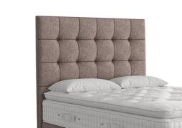 Vispring - Langdon Floor Standing Headboard - King Size - Marble Chocolate