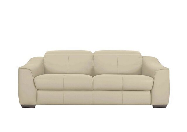 World of Leather - Xavier 3 Seater BV Leather Sofa with Power Recliner - BV Bisque