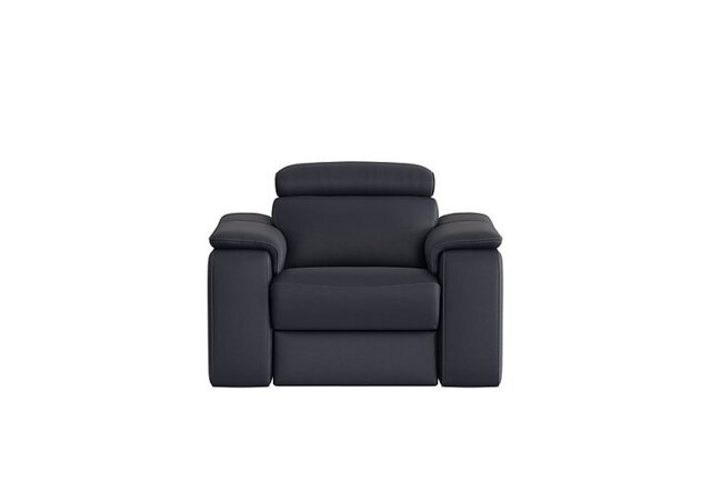 Nicoletti - Davide Leather Power Recliner Chair - Torello Blu