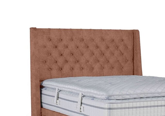 Sleepeezee - Pinnacle Floor Standing Headboard - Super King - Burnt Orange