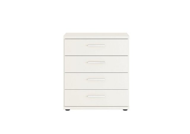 Kempton 4 Drawer Wide Chest - White